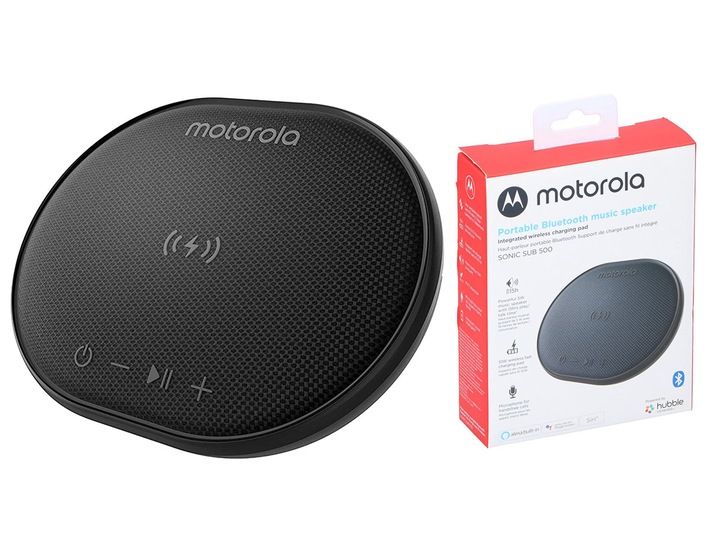 Głośnik BT Motorola Sub 500 z ładowarką indukcyjną zdjęcie 1