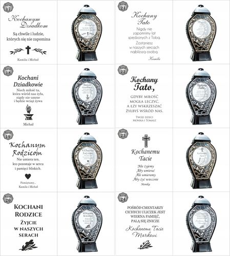 DUŻY Znicz personalizowany z datą napisem tekstem imieniem unikalny na Arena.pl