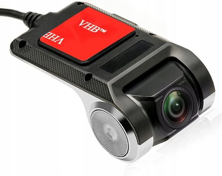 WIDEOREJESTRATOR KAMERA ANDROID FULL HD DVR ADAS + KARTA SD 64GB zdjęcie 2