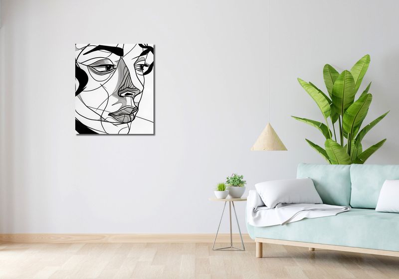 Obraz 60x70cm Portret Kobiecy zdjęcie 2