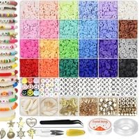 KREATYWNY ZESTAW KORALIKÓW DLA DZIECI 6 000 ELEMENTÓW BEZPIECZNY DLA DZIECI