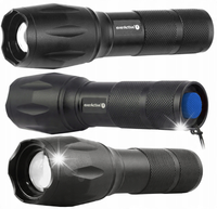 LATARKA LED CREE XML2 5 TRYBÓW ZOOM 600lm 200m 10W
