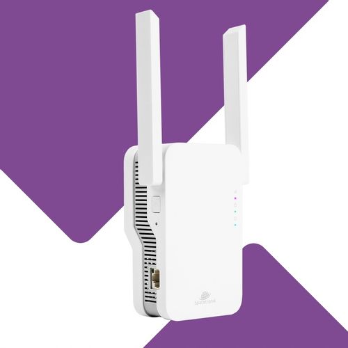 Wzmacniacz WiFi Sygnału 5Ghz MOCNY Repeater Spacetronik SP-RE12 1.2 Gb/s na Arena.pl