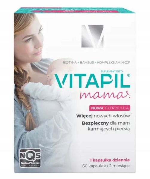 Vitapil Mama 60 tabletek NutroPharma zdjęcie 2