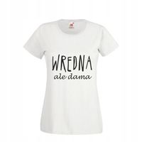 Koszulka topT-SHIRT tekst Małej Mi WREDNA ALE DAMA