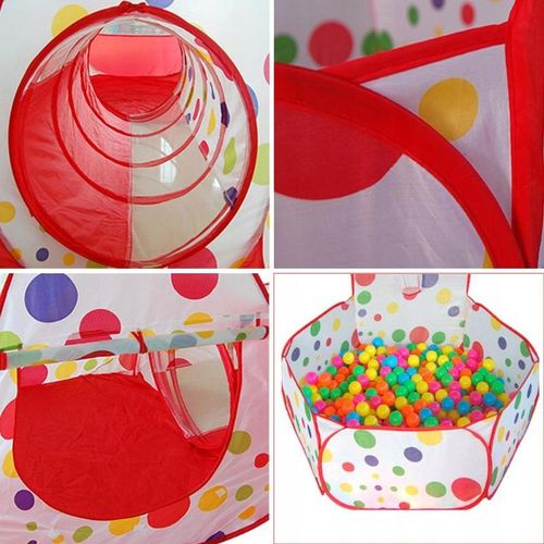 namiot biało czerwony z tunelem 16335 na Arena.pl