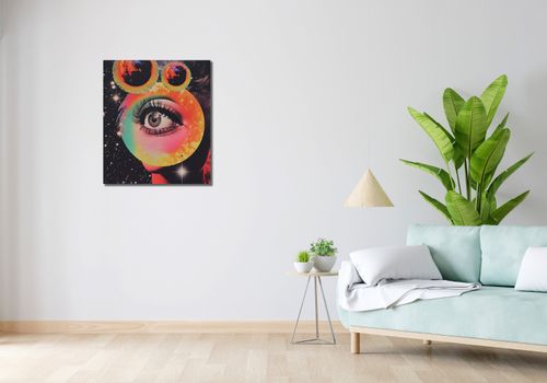 Obraz 60x70cm Oko w Kosmosie na Arena.pl