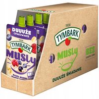 Mus Musly Tymbark kasza manna owoce leśne 10x 170g