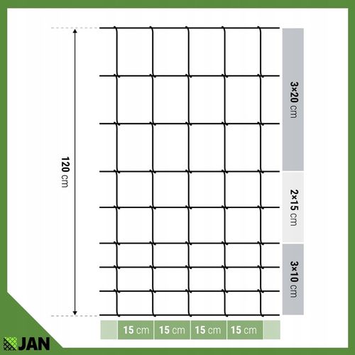 Siatka Leśna Ogrodzeniowa wys 120/9/15 L 50m Budowlana na kury Sarny Gratis na Arena.pl