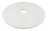 PODKŁAD POD TORT PIĘTROWY LAMINOWANY Biały z otworem 24 cm - 1szt.