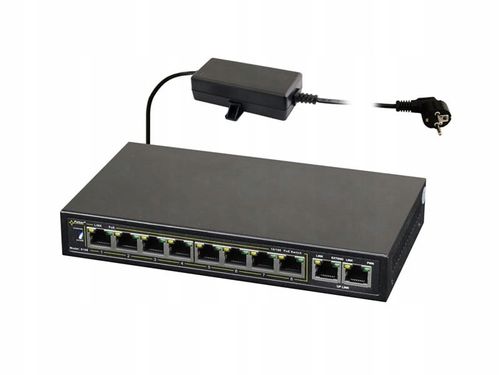 Switch POE do 8 kamer IP Pulsar S108 na Arena.pl