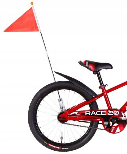 Rower Dziecięcy dla Chłopca Rowerek 20 cali czerwony na Arena.pl