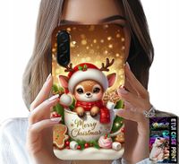 ETUI DO SAMSUNG GALAXY A56 5G - RENIFEREK SŁODKI RENIFER ŚWIĄTECZNE WZÓR