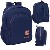 Plecak szkolny młodzieżowy granatowy dla chłopca sportowy FC Barcelona
