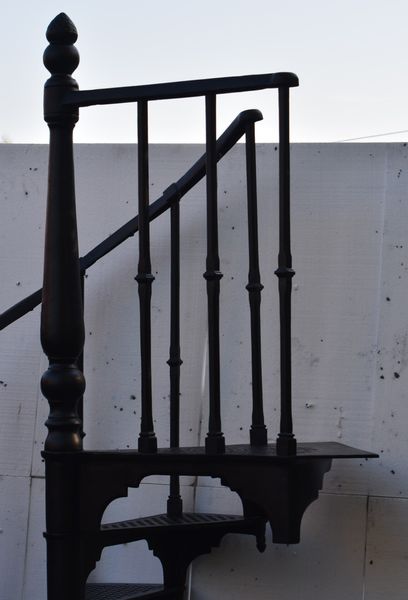 SCHODY KRĘCONE FI 1,36 M - WZÓR NR 3 - 1 TRALKA NA STOPNIU ŻELIWNE zdjęcie 10