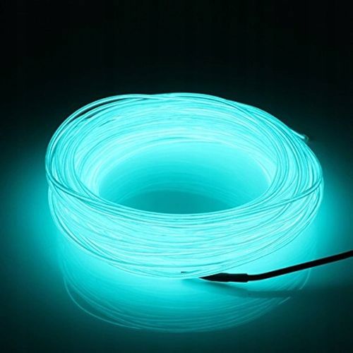 ŚWIATŁOWÓD EL WIRE LED RGB USB OŚWIETLENIE WNĘTRZA AUTA KABINY SAMOCHODU 4m na Arena.pl