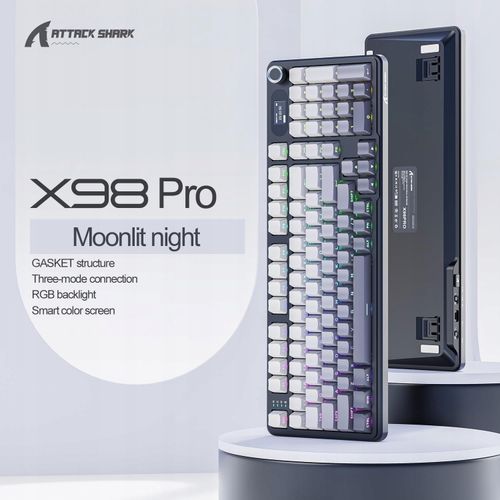 Klawiatura Attack Shark X98PRO Wireless Full-size layout gradient na Arena.pl