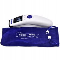 TERMOMETR bezdotykowy MEDYCZNY elektroniczny na podczerwień + ETUI TECH-MED