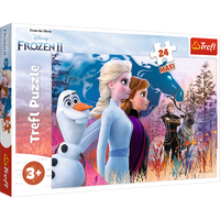 puzzle trefl ”24 maxi - magiczna wyprawa” / disney frozen trefl  14298