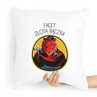 Poduszka Prezent Dla Chłopaka Facet Złota Rączka Z Nadrukiem Ze Zdjęciem