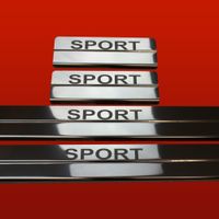 Listwa progowa FORD FOCUS MK2 SPORT Stal nierdzewna 304 połysk 4szt