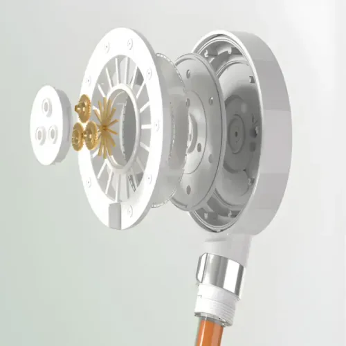 Słuchawka prysznicowa 5 trybów strumienia z filtrem wody antykamienna na Arena.pl