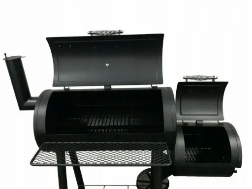 SOLIDNY GRILL WĘGLOWY ELFUEGO EDMONTON Z WĘDZARNIĄ zdjęcie 10