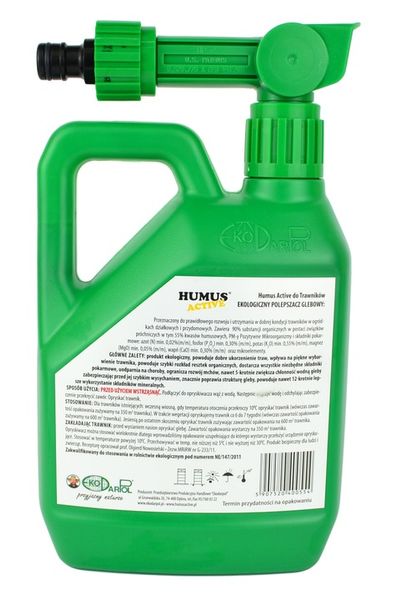 Humus Active do Trawy Trawników Spray 1,2L EKO BIO zdjęcie 2