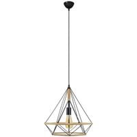 Druciana LAMPA wisząca 8802/1 ZWIS - 06 Elem metalowa OPRAWA industrialny ZWIS loftowy czarny