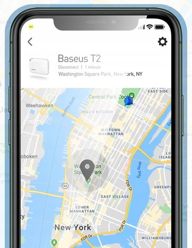 BASEUS MINI LOKALIZATOR BRELOK ZAWIESZKA BLUETOOTH Z SMYCZĄ ALARM DO KLUCZY na Arena.pl