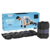 Obciążenia na przeguby - nogi ręce ciężarki na rzep 2x 2kg neoprenowe