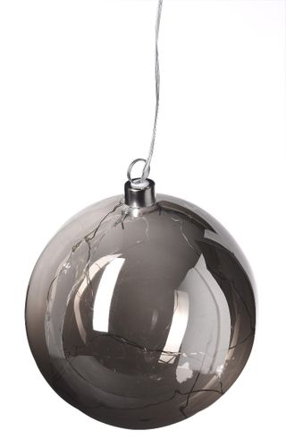 Szara bombka LED 15cm # na Arena.pl