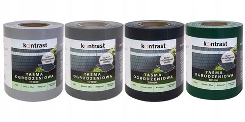 TAŚMA OGRODZENIOWA OSŁONA PŁOT PANEL UV 450g 19cmx35m KLIPSY ZIELONA na Arena.pl