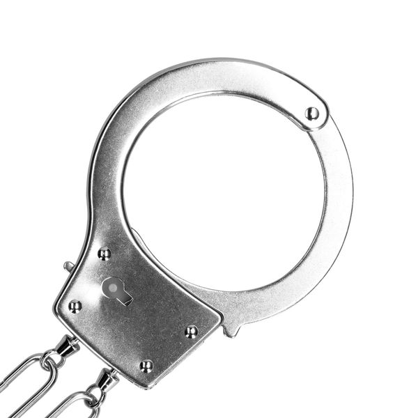 Metal Hand Cuffs - Silver zdjęcie 6