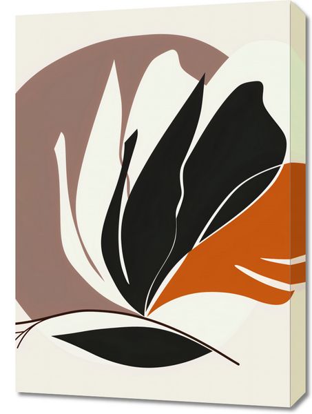 Obraz 50x70cm Elegancja Roślinna zdjęcie 1