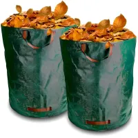 MOCNY TRWAŁY KOSZ OGRODOWY NA LIŚCIE WOREK NA TRAWE ODPADY 270L XXL