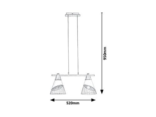 Lampa wisząca Isaac na Arena.pl