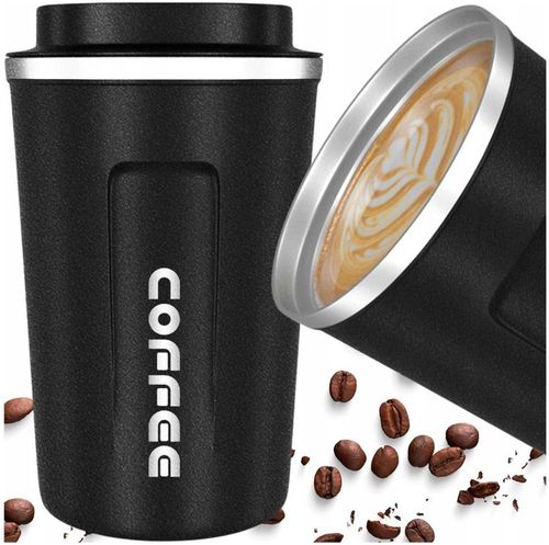Kubek termiczny COFFEE herbatę Stal Czarny termos kawę szczelny 510ML na Arena.pl
