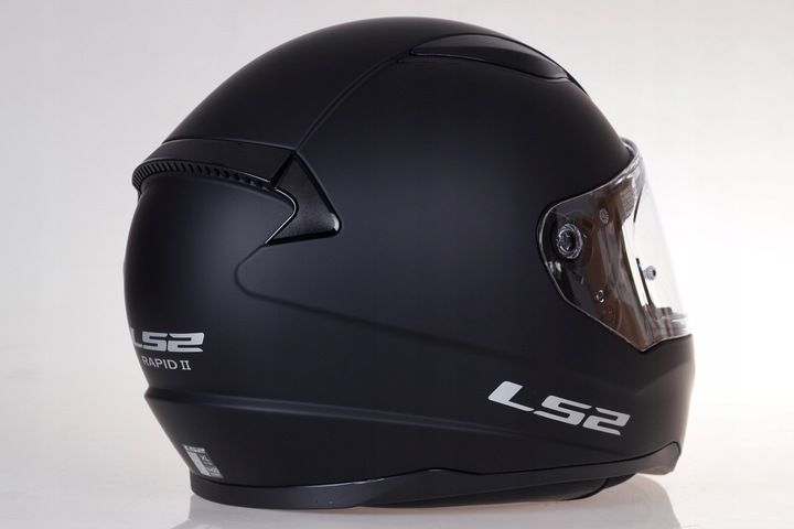 Kask integralny LS2 FF353 RAPID II SOLID MATT BLACK ECE 22.06 zdjęcie 12