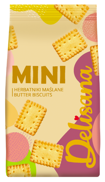 DELICPOL MINI HERBATNIKI MAŚLANE 100G zdjęcie 1