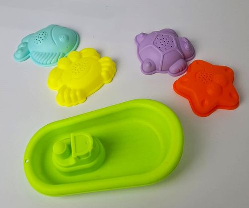 zabawki do piaskownicy Statek - limonkowy na Arena.pl