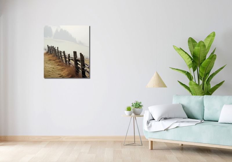 Obraz 60x70cm Spowity Mgłą zdjęcie 2