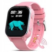 Zegarek smartwatch dla dzieci różowy