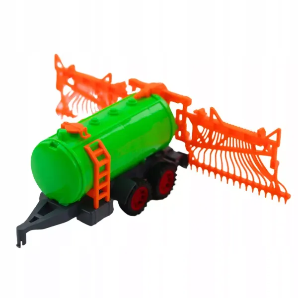 Traktor farmerski cysterna + zagrabiarka zdjęcie 4