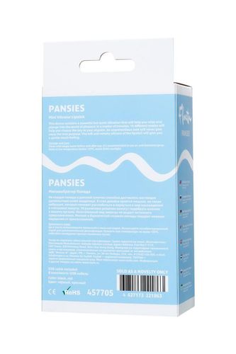 mini vibrator flovetta by toyfa pansies, abs plastic, black, 9 cm na Arena.pl