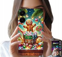 ETUI DO SAMSUNG GALAXY A06 5G - PIERNIK PIERNIKI ŚWIĄTECZNE WZORY +SZKŁO