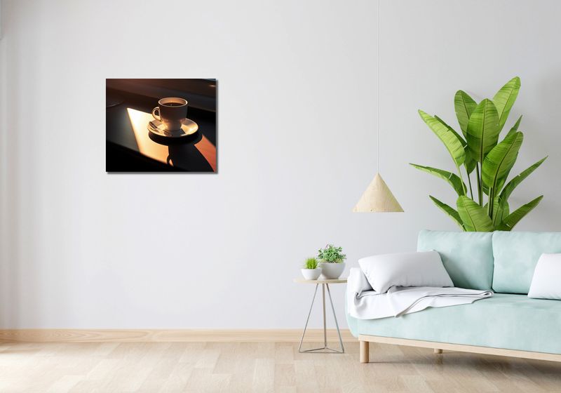 Obraz 60x50cm Kawa o Poranku zdjęcie 2