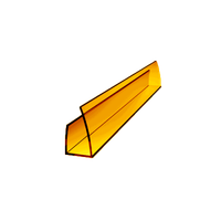 U-profil zamykający 2100mm pomarańczowy 10mm