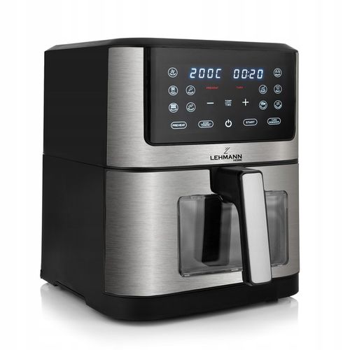 FRYTKOWNICA BEZTŁUSZCZOWA AIRFRYER 8L NIEPRZYWIERAJĄCA 12 PROGRAMÓW na Arena.pl