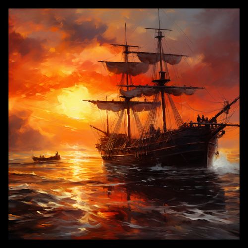 Plakat 40x40cm Ogień na Wodzie na Arena.pl